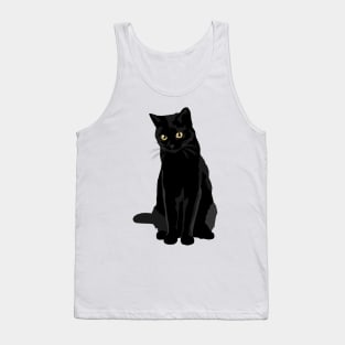 Black Cat Tank Top